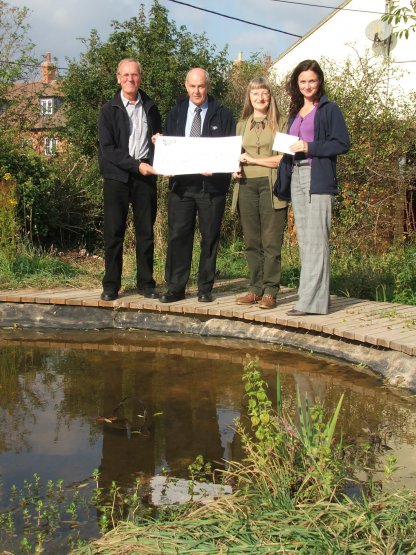 BRIDPORT: Community pond project wins £350 Watermark Award