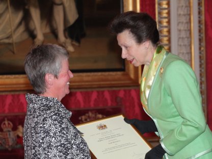 LYME REGIS: Boatbuilder Gail gets royal seal of approval