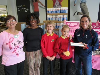 WEYMOUTH: Paralympic support for breast cancer campaign